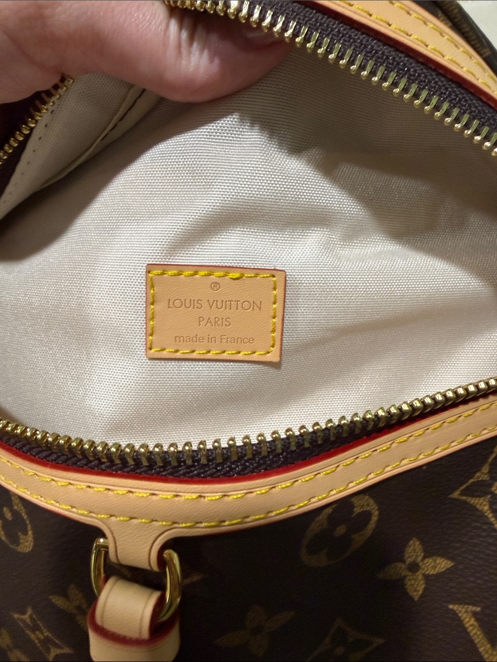 Louis Vuitton Monogram Crossbody Belt Bag in Brown and Vachetta.. - Picture 2 of 4